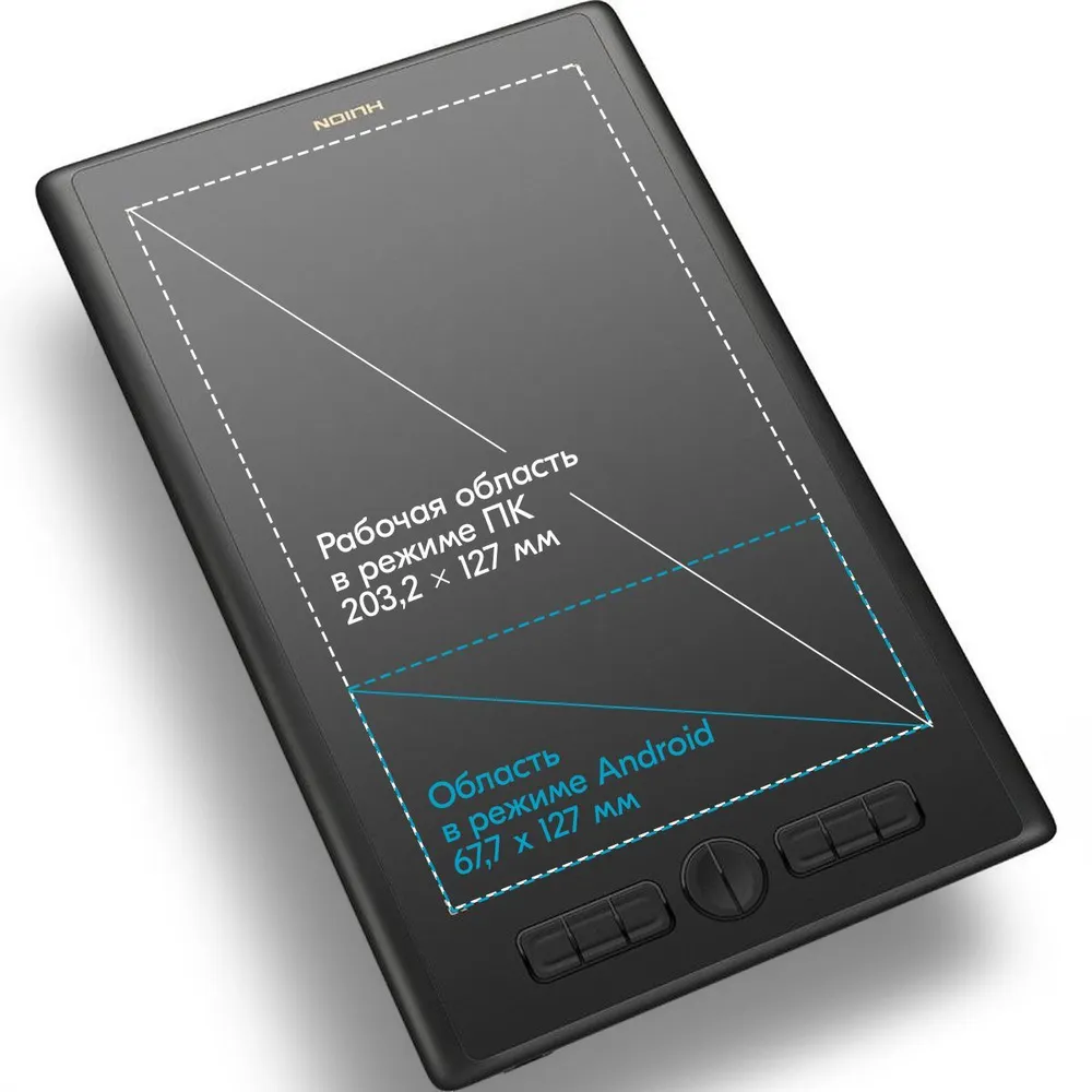 Графический планшет Huion H580X - фото 4