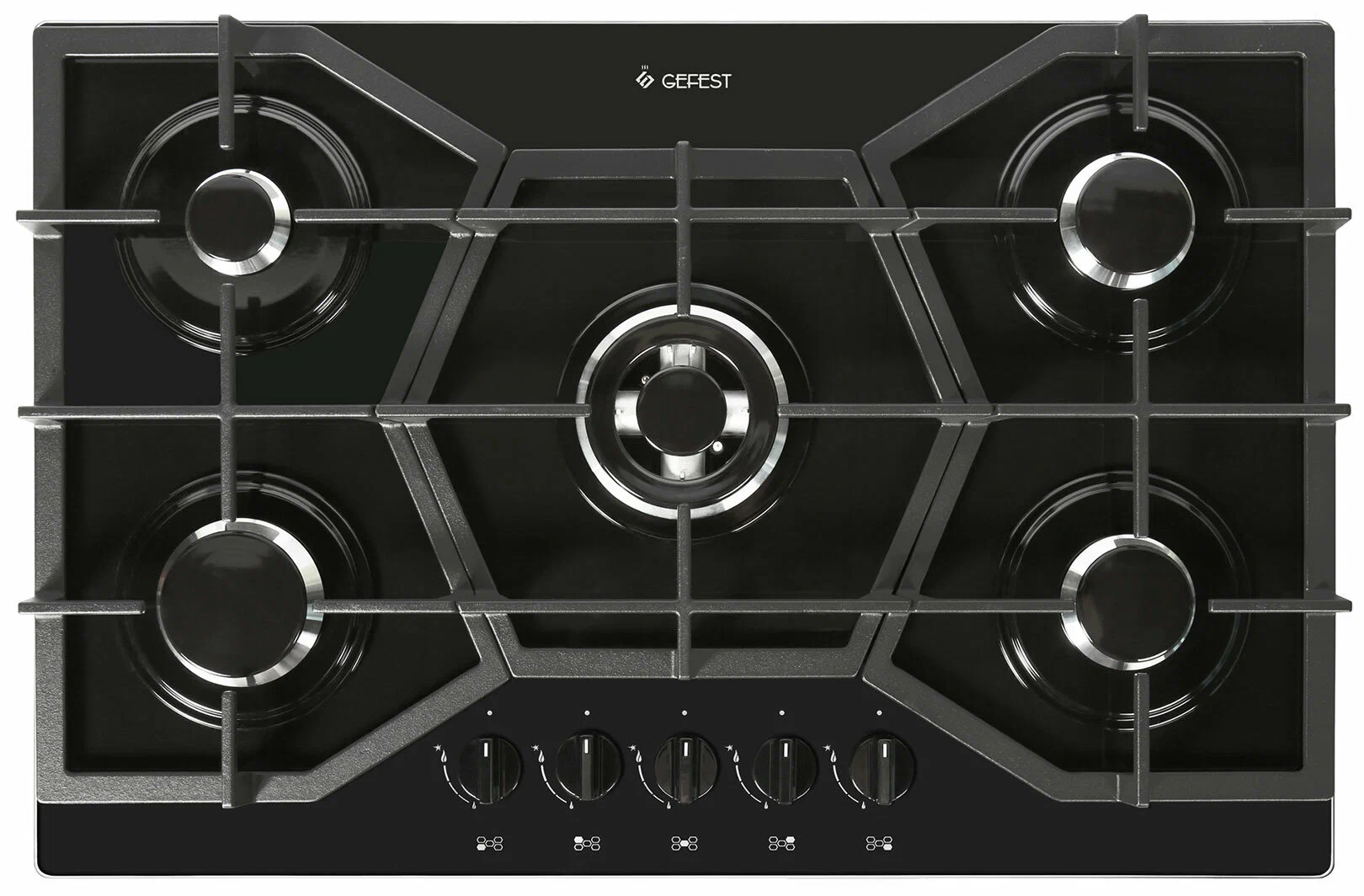 Встраиваемая газовая поверхность Gefest СГ СН 2340 К23 черная