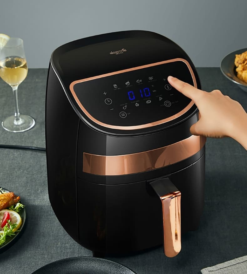 Аэрофритюрница Deerma Air Fryer DEM-KZ100 черный - фото 4