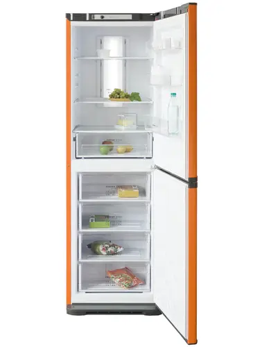 Холодильник Бирюса T340NF оранжевый - фото 2