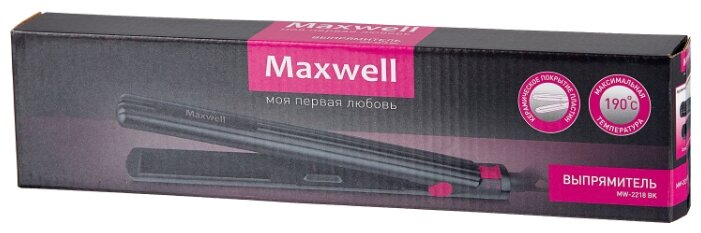 Выпрямитель для волос Maxwell MW-2218 черный - фото 8