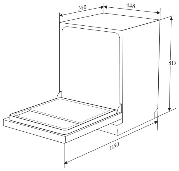 Встраиваемая посудомоечная машина ZUGEL ZDI457 - фото 12 Встраиваемая посудомоечная машина ZUGEL ZDI457 - фото 12