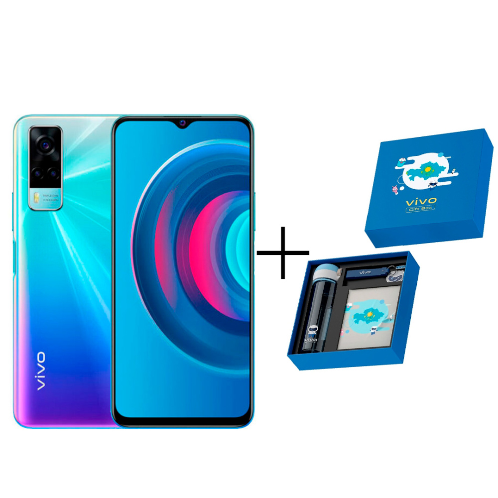 

Смартфон Vivo Y53S 8/128Gb Fantastic Rainbow + Gift box BTS 2022 Синий