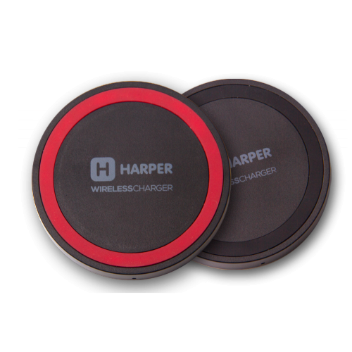 Беспроводное зарядное устройство Qi для смартфона, HARPER QCH-2070 black - фото 1