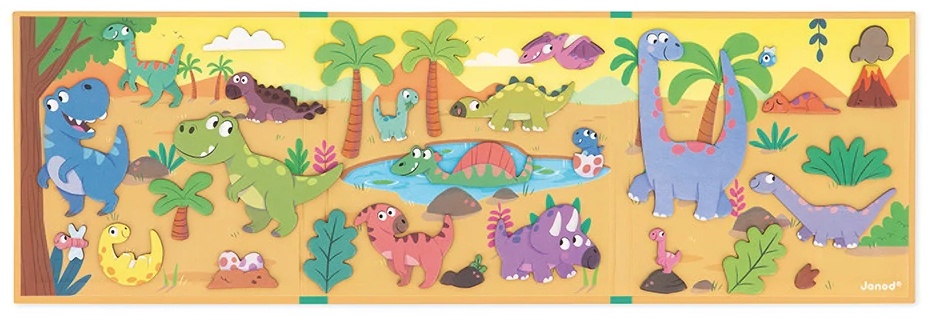 Магнетикбук Динозавры JANOD J5450 - фото 3