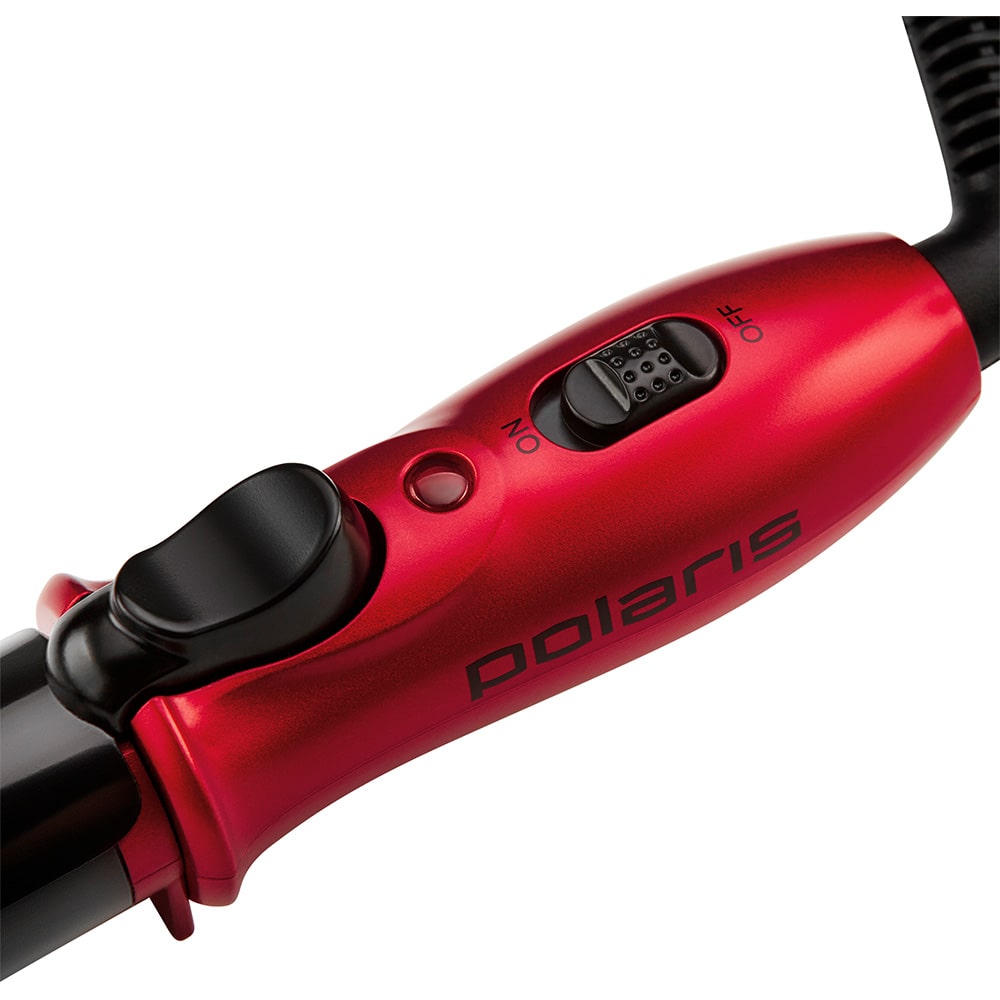 Щипцы для завивки волос Polaris PHS 2580MK красные - фото 9