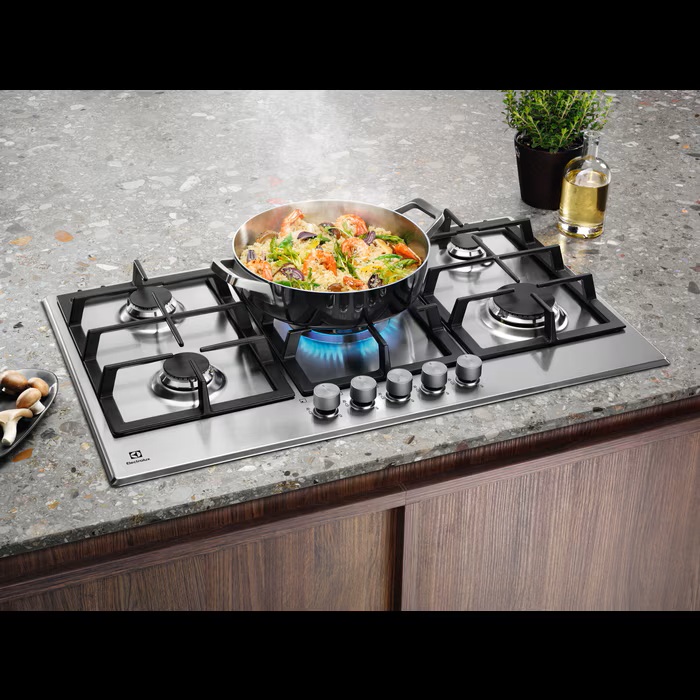 Встраиваемая газовая поверхность Electrolux KGS9536SX (90см, сталь) - фото 3 Встраиваемая газовая поверхность Electrolux KGS9536SX (90см, сталь) - фото 3
