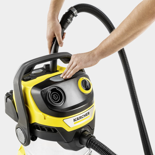 Пылесос Karcher WD 5 S V-25/5/22 Серебристо-желтый