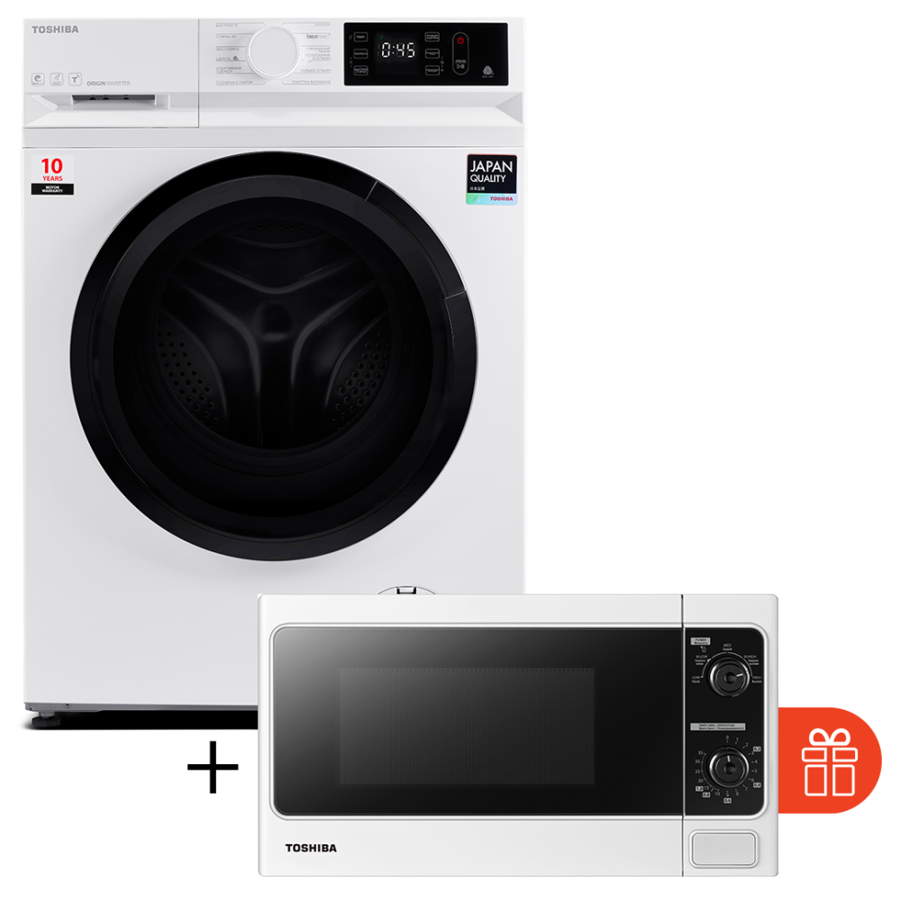 

Стиральная машина Toshiba TW-BL90A4UZ(WK) + Микроволновая печь Toshiba MM-MM20P(WH)-CV
