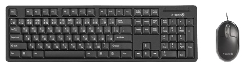 

Клавиатура и мышь X-Game XD-1100OUB Black USB