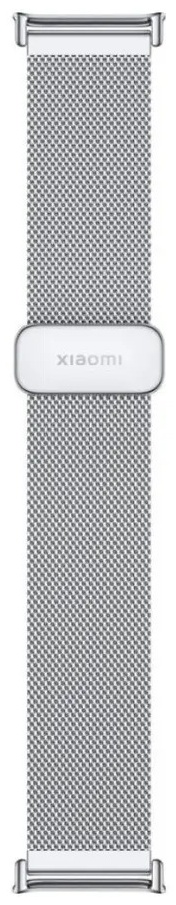 Сменный браслет, Xiaomi, Milanese Quick Release Strap, M2306AS1/BHR8012GL, Совместим с band 8 Pro/9 ProRedmi Watch 4/5, Серебристый - фото 4