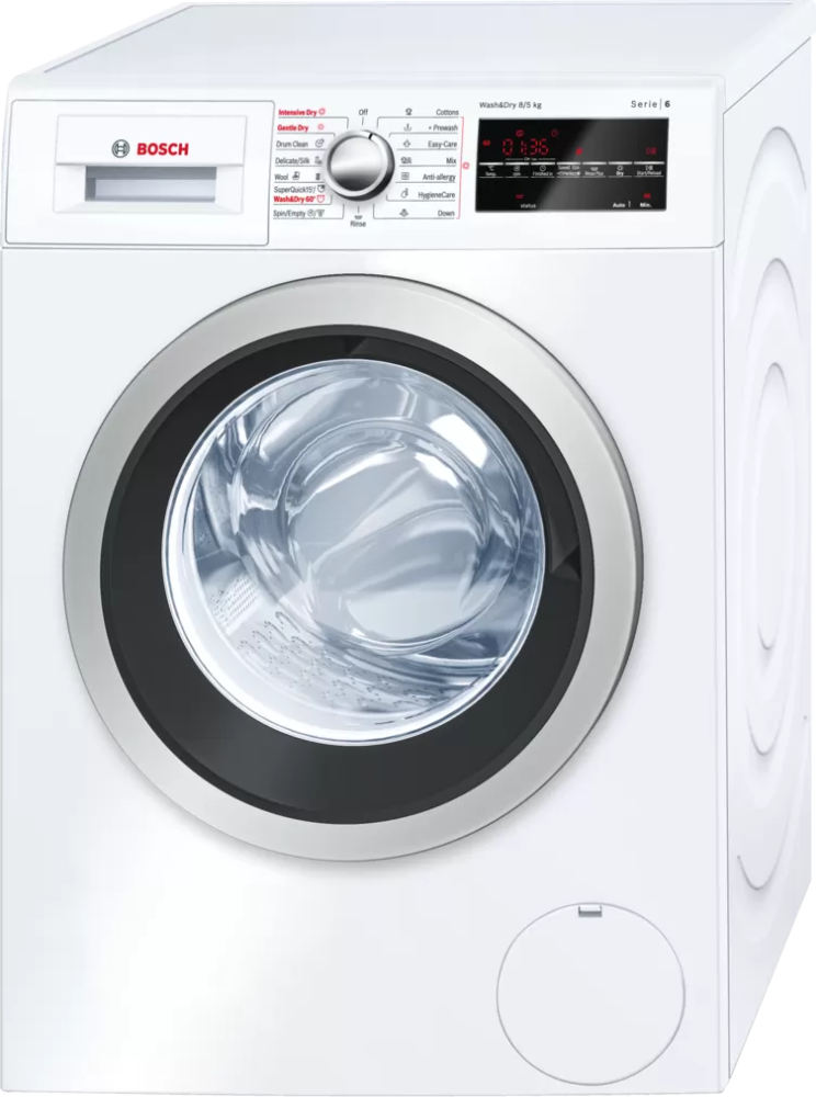 

Стирально-сушильная машина Bosch WVG30460ME белая