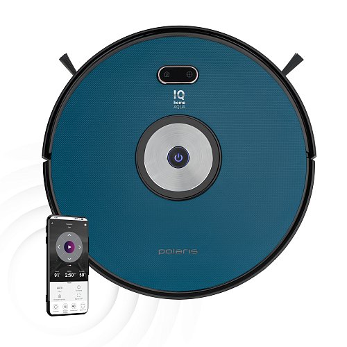 

Робот-пылесос Polaris PVCR 3200 IQ HOME AQUA бирюзовый