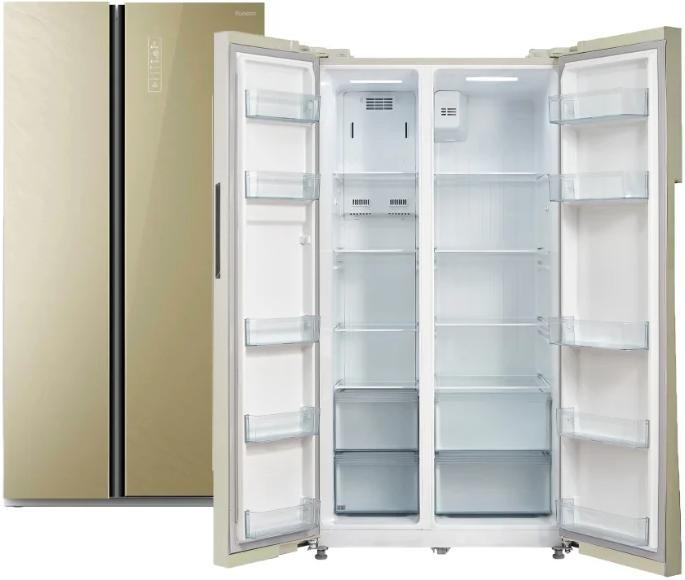 Холодильник Бирюса SBS 587 GG Бежевый