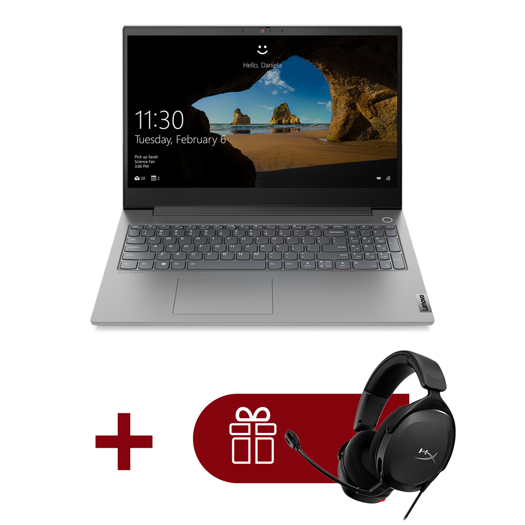 Ноутбук Lenovo ThinkBook 15p G2 (21B1000YRU) + Наушники-гарнитура игровые HyperX 683L9AA Cloud Sting