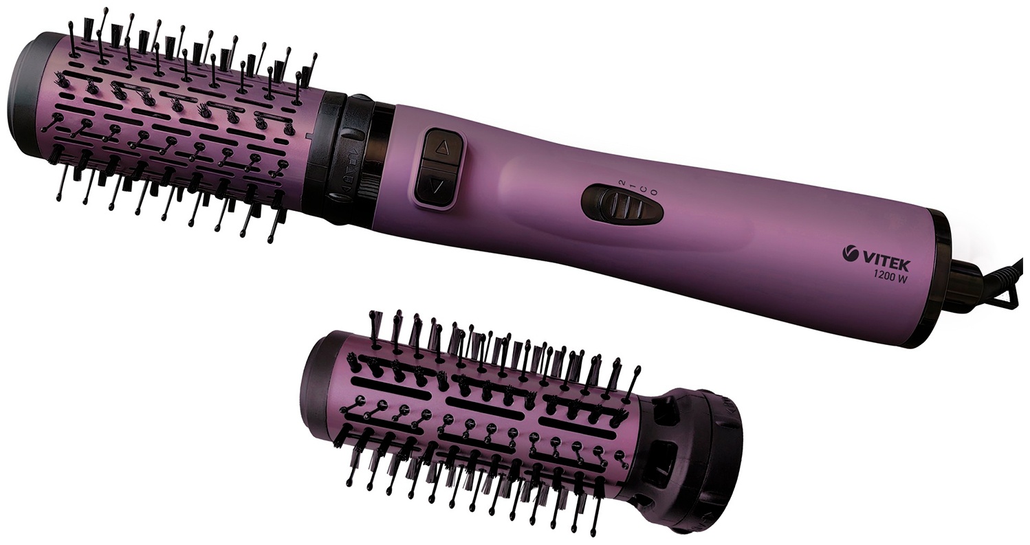 Фен-щетка Vitek VT-8238 серебристый