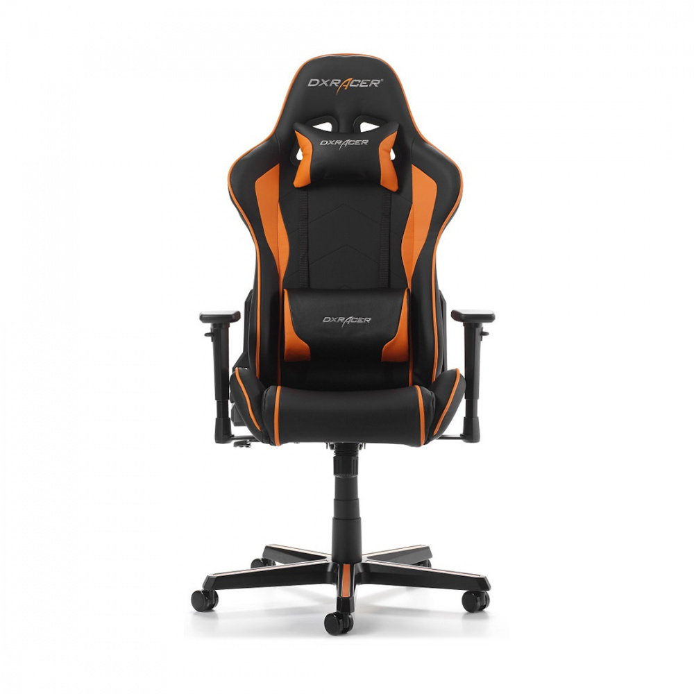 Игровое компьютерное кресло, DX Racer, OH/FH08/NO, Черный-оранжевый