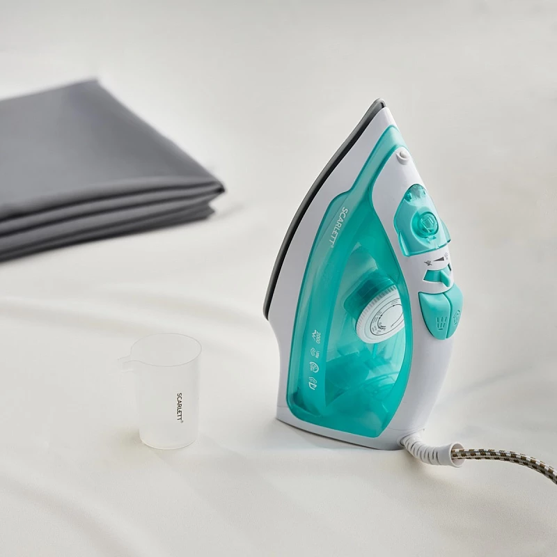 Утюг Scarlett SC-SI30P11 бирюзовый - фото 4 Утюг Scarlett SC-SI30P11 бирюзовый - фото 4