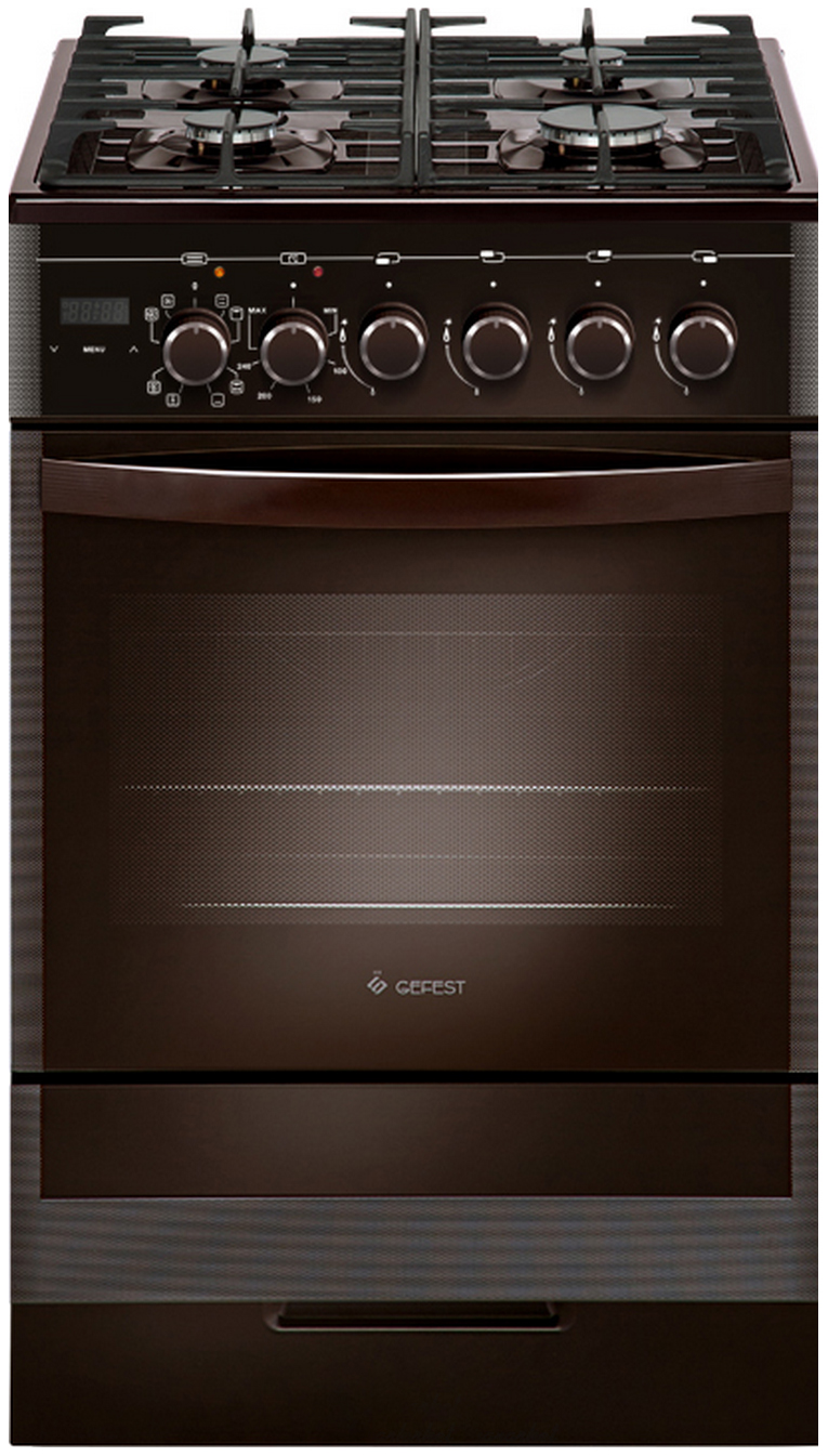 Плита комбинированная Gefest ПГЭ 5502-03 0045 коричневая