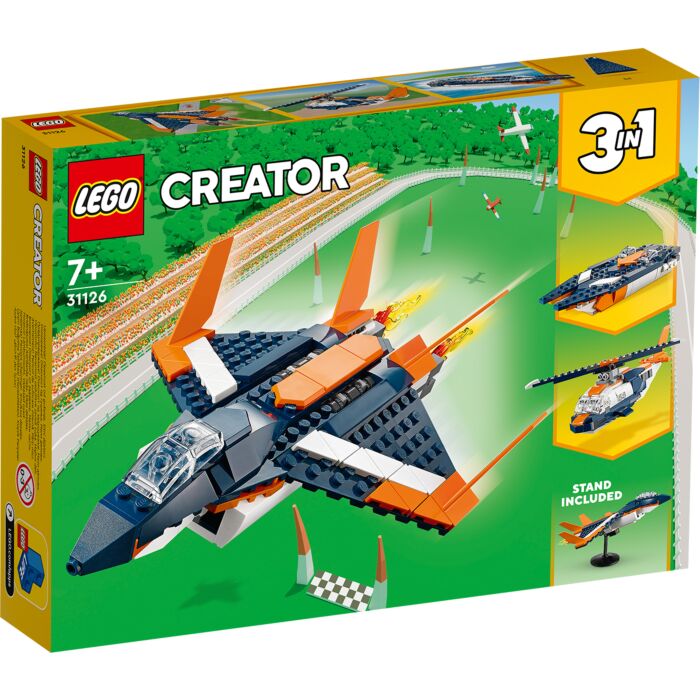 

Игрушки Lego Криэйтор Сверхзвуковой самолет 31126