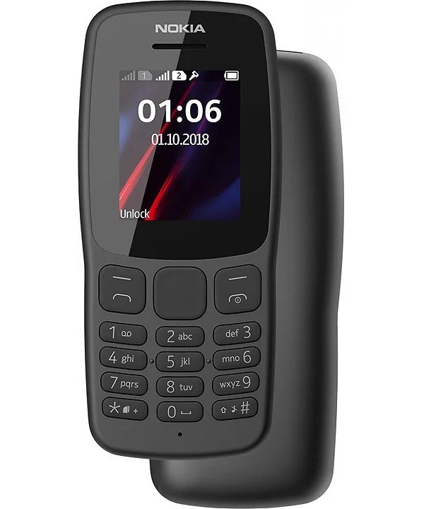 

Мобильный телефон NOKIA 106 DS TA-1114 серый