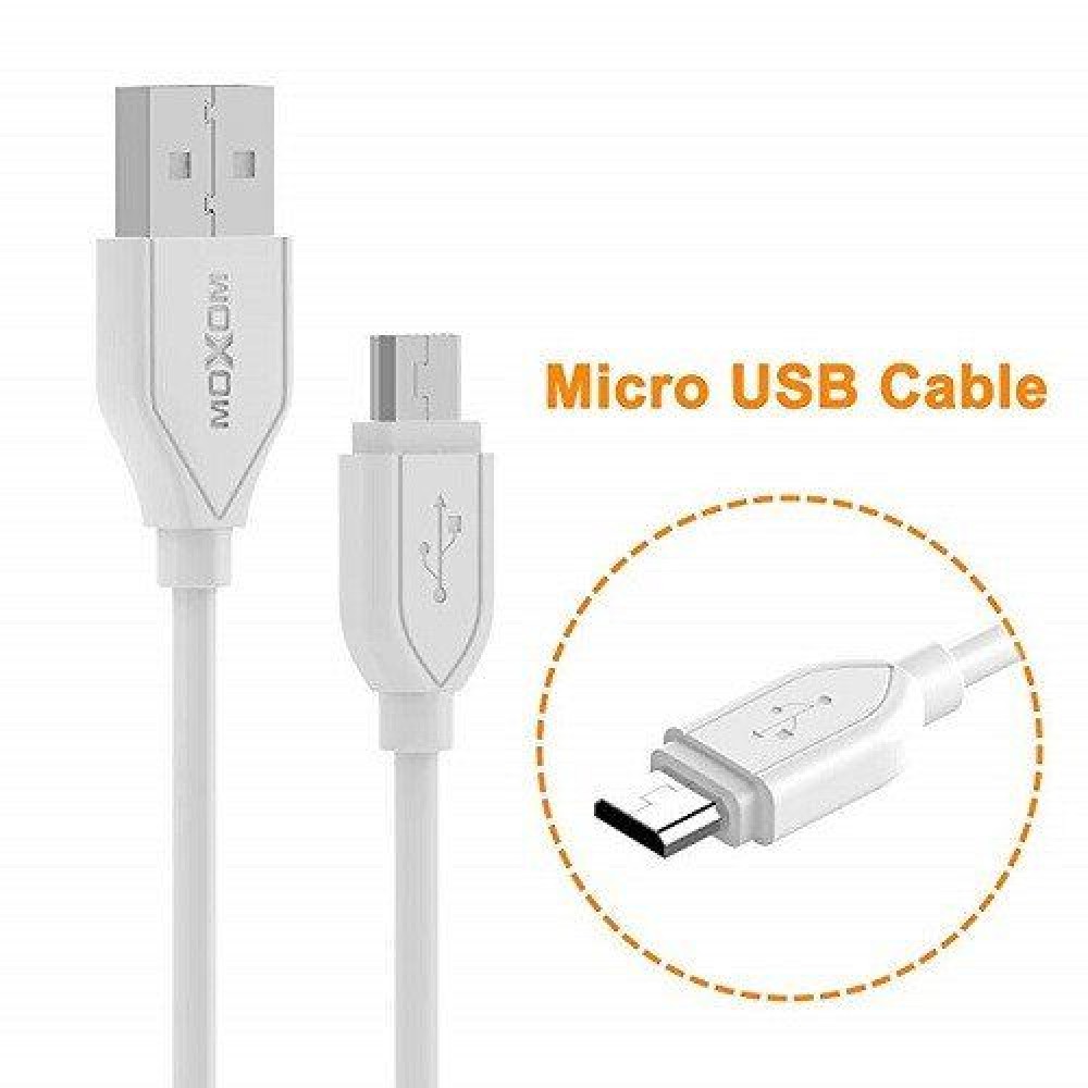 USB кабель Moxom (CC-06) Micro white USB Micro