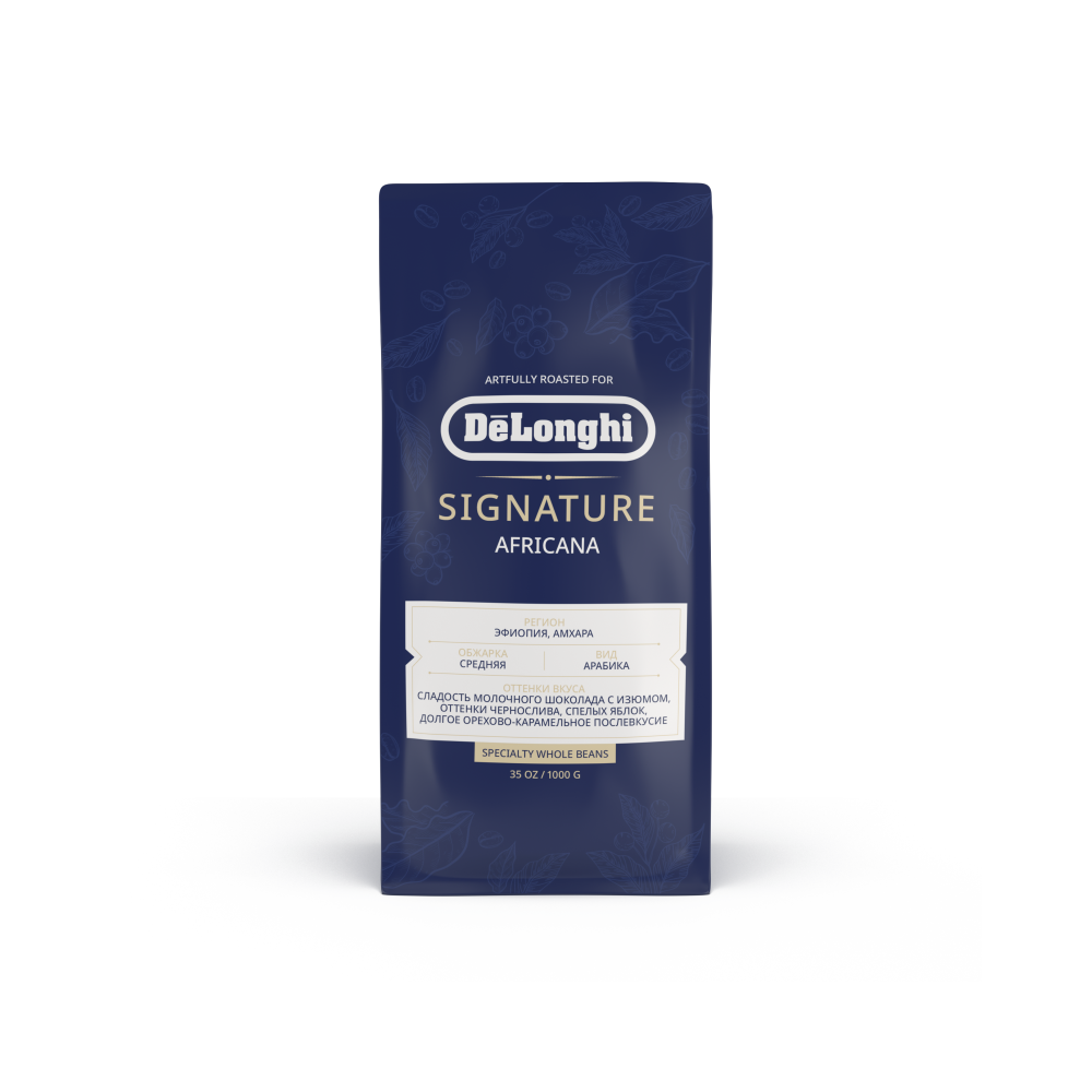 

Кофе в зернах DeLonghi Signature coffee AFRICANA 1кг
