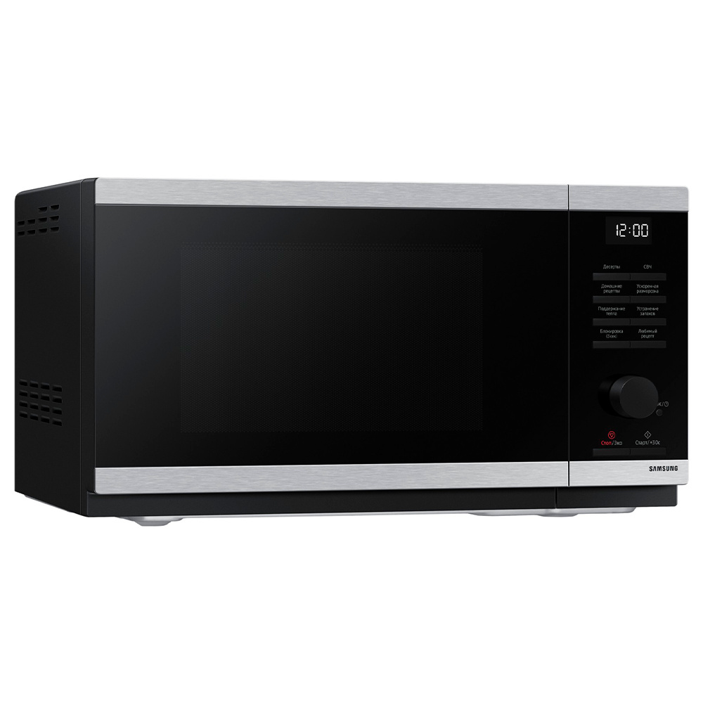 Микроволновая печь Samsung MS23DG4504ATBW черная - фото 4