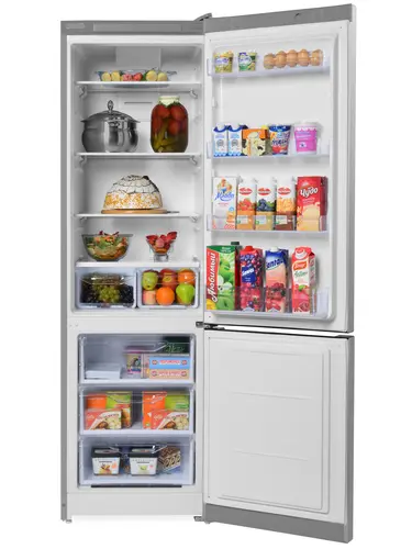 Холодильник Indesit DF 5200 S серебристый - фото 2