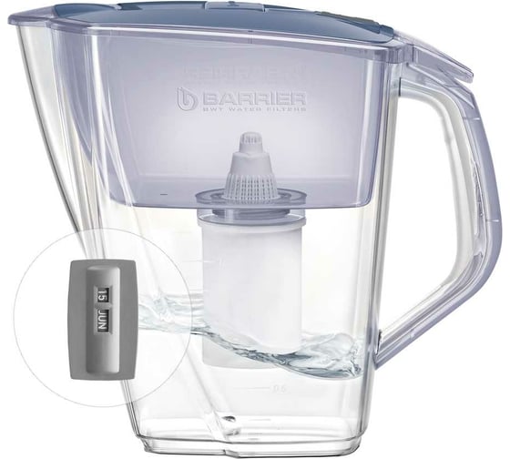 Фильтр-кувшин для очистки воды БАРЬЕР Прайм лесная голубика В55СР00 Фильтр-кувшин для очистки воды БАРЬЕР Прайм лесная голубика В55СР00