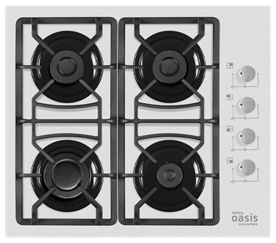 

Варочная панель газовая Oasis P-GW (F), белый