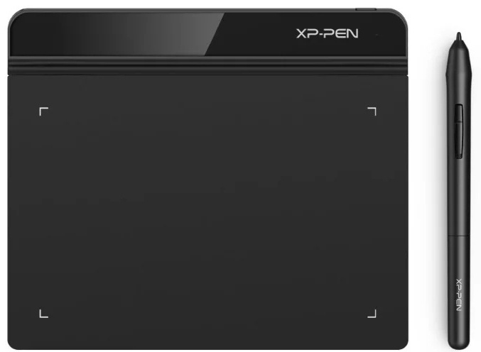 Графический планшет, XP-Pen, Star G640, Разрешение 5080 lpi, Чувствительность к нажатию 8192, Интерфейс USB, Рабочая область 6&ampquotх4&ampquot, Чёрный