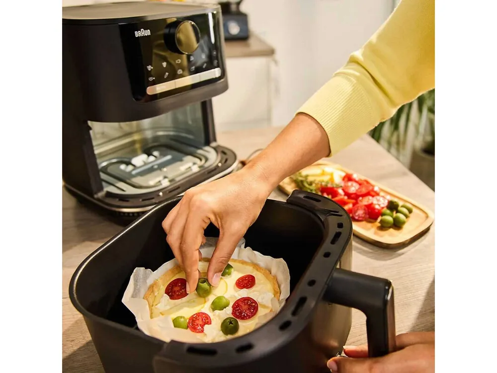 Аэрогриль BRAUN HF5050IBK черный - фото 3 Аэрогриль BRAUN HF5050IBK черный - фото 3