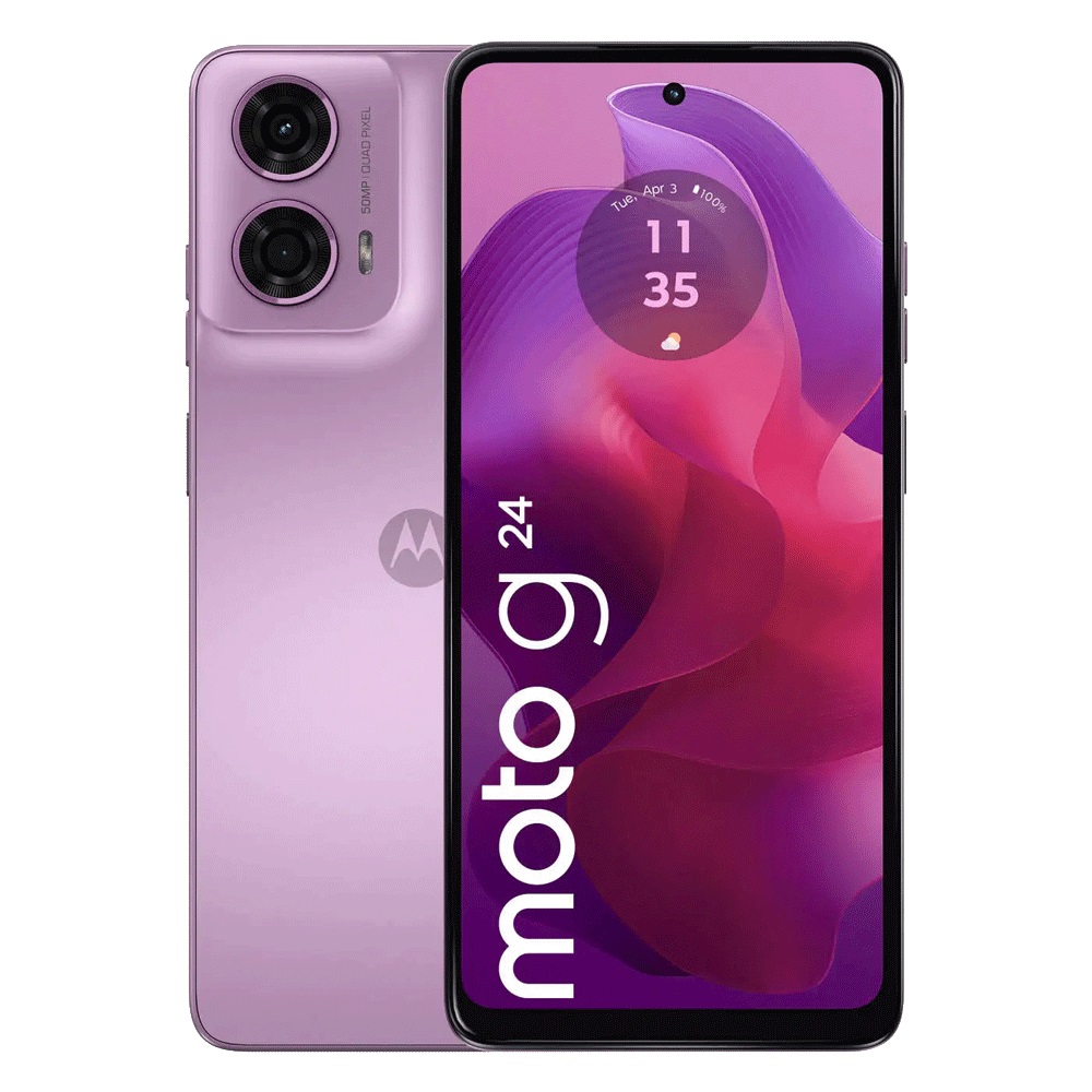 Смартфон Motorola G24 8/128GB Pink Lavender - фото 1