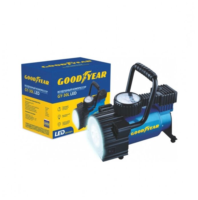 Автомобильный компрессор GOODYEAR GY-35L LED - фото 4