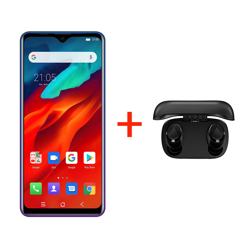 

Смартфон Blackview A80 Plus 4/64Gb Blue + Наушники Blackview TWS BT AirBuds 1 Black