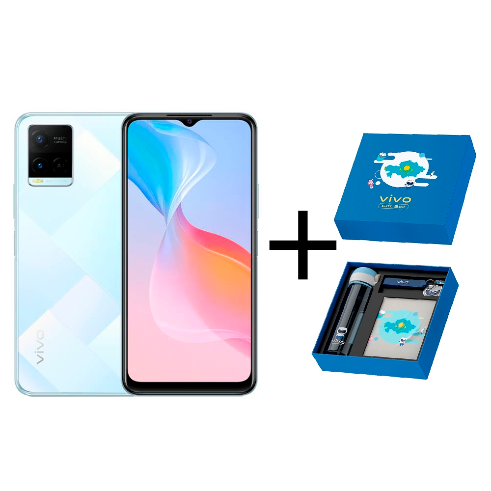 

Смартфон Vivo Y21 4/64Gb Diamond Glow+Gift box BTS 2022 Blue