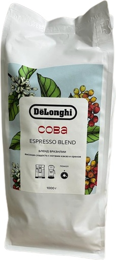 Кофе DeLonghi x Сова Special blend Brazil 1 кг