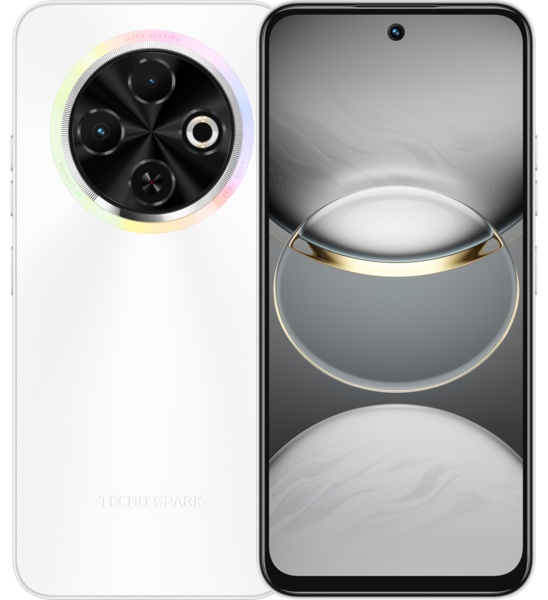 Смартфон TECNO SPARK 30C (KL5n) 4/128GB Orbit White - фото 1