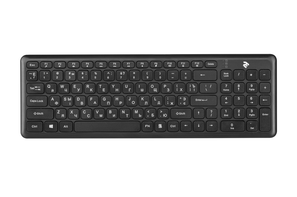 

КЛАВИАТУРА 2E KS230 SLIM WL BLACK