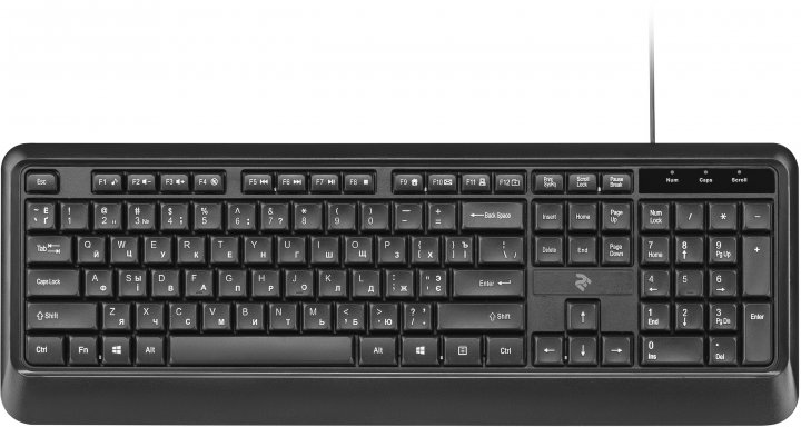 Комплект Клавиатура +мышь проводная 2Е MK404 USB Black