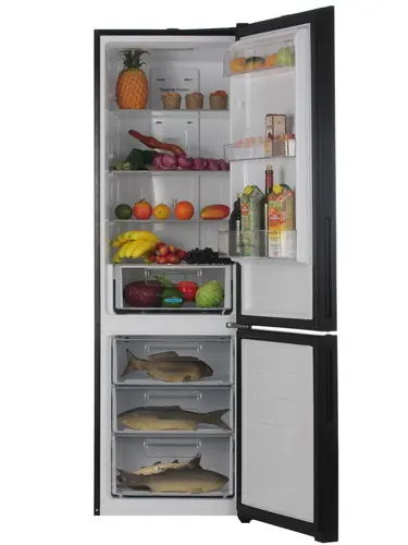Холодильник Daewoo RNV3310GCHB черный - фото 2