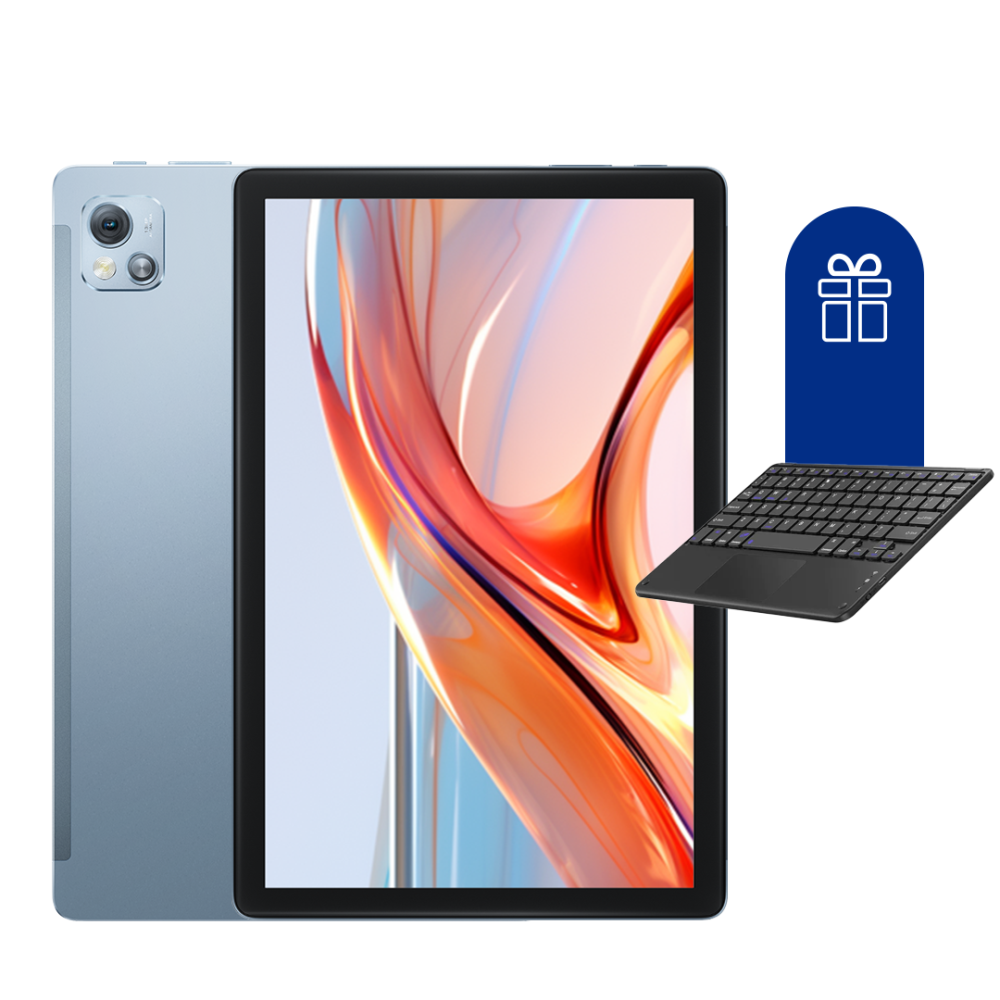 

Планшет Blackview Tab 13 Pro 4G 10.1 Дюйм 8+128GB Blue + Клавиатура Blackview Bluetooth K1 Black