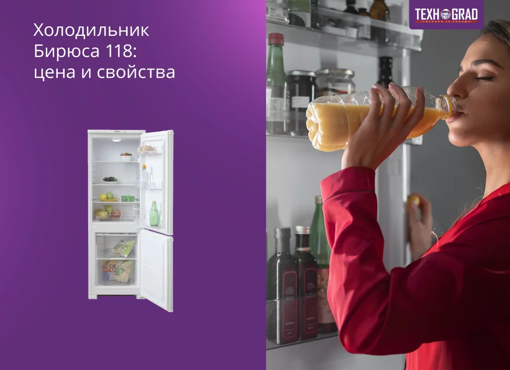 Холодильник Бирюса 118: цена и свойства