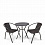 Комплект мебели Асоль-5 LRC01/LRT01-D60 Dark Brown 2+1 - микро фото 3
