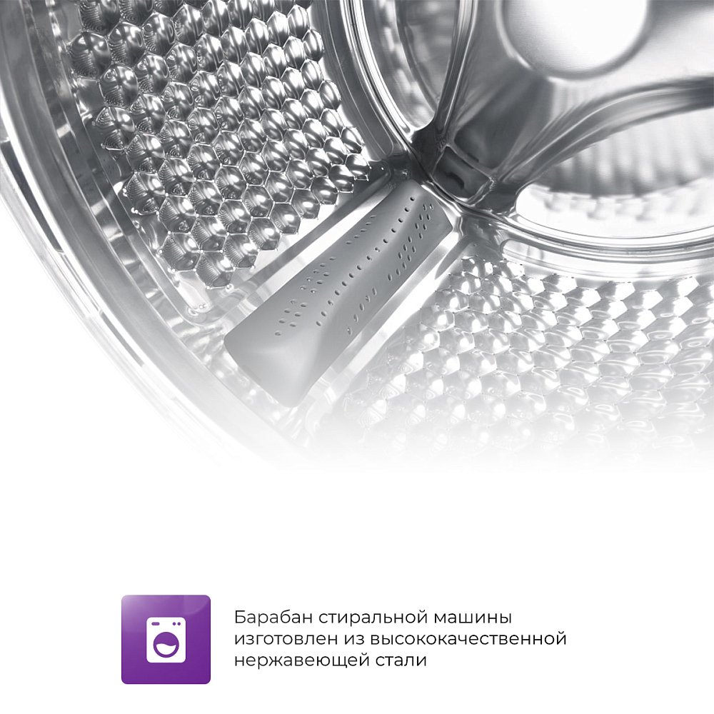 Стиральная машина TCL TWMP-606W12G1 серая - фото 7
