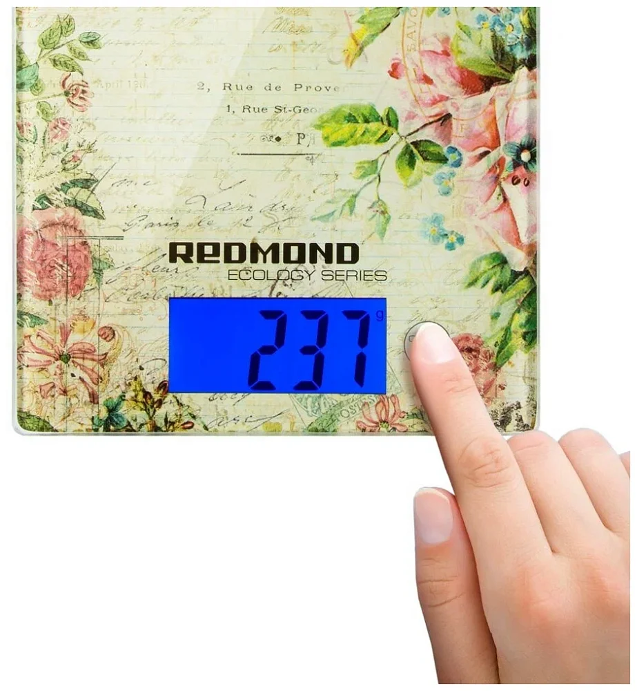 Весы кухонные Redmond RS-736 Цветы - фото 3