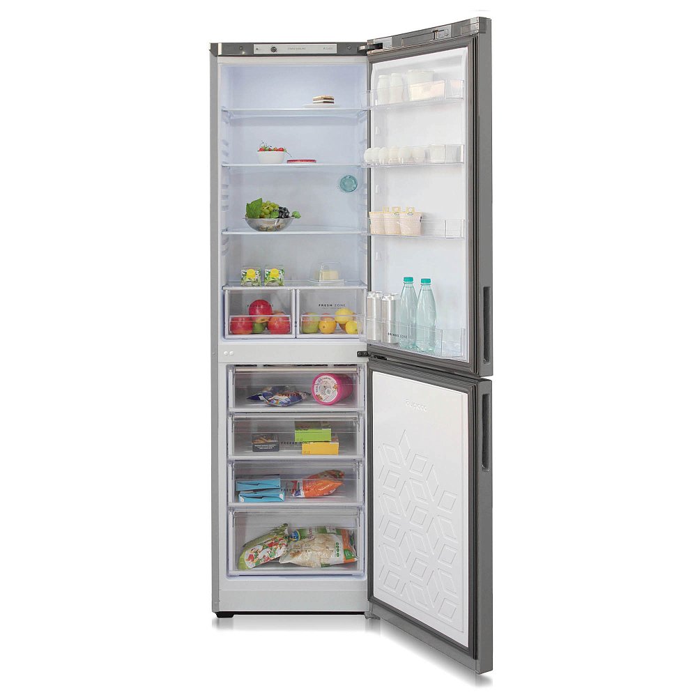 Холодильник Бирюса M6049 серый - фото 4