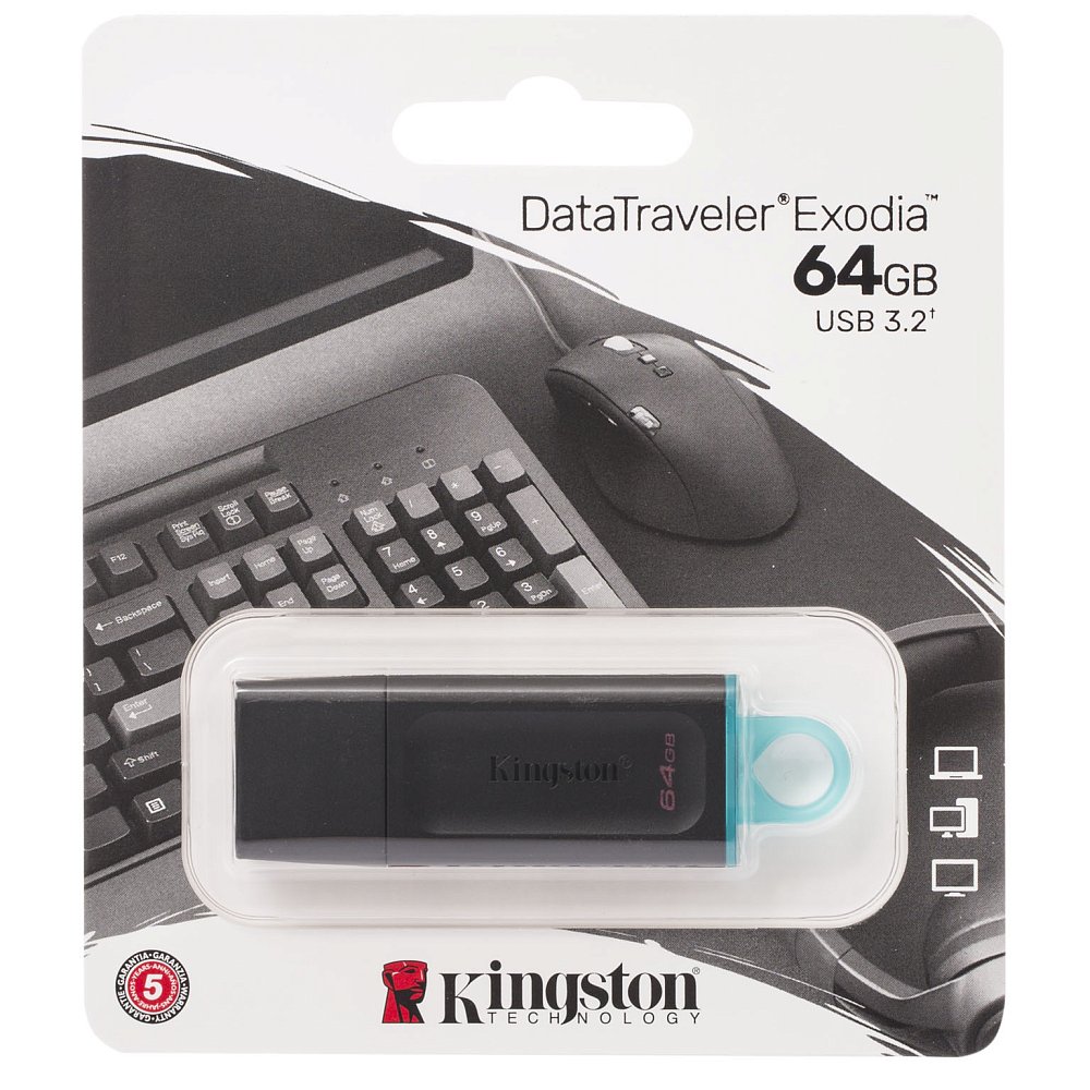 USB-накопитель Kingston DTX/64GB USB 3.2 - фото 2