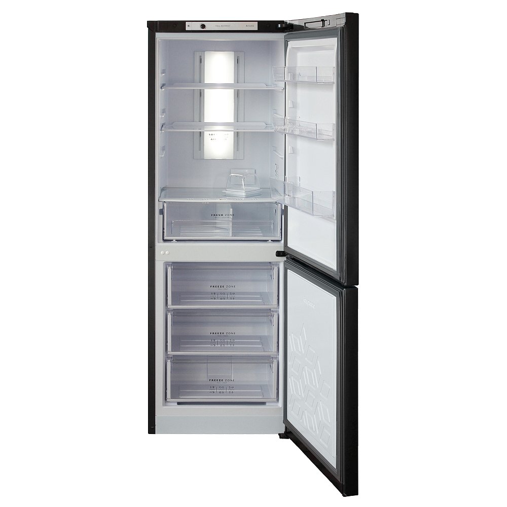 Холодильник Бирюса B820NF черный - фото 4